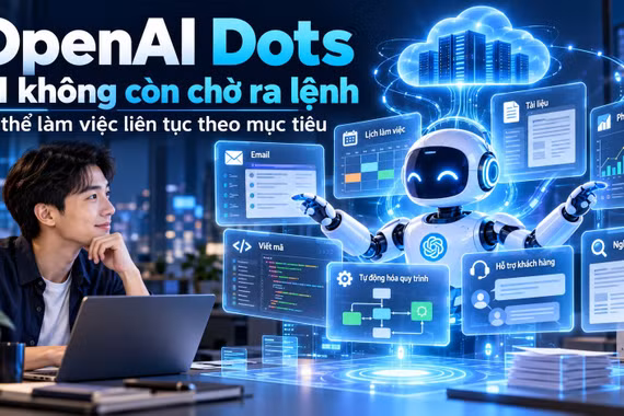 Sau ChatGPT, OpenAI muốn Dots trở thành “đồng nghiệp AI” luôn hoạt động