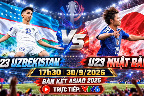 Link xem trực tiếp U23 Uzbekistan vs U23 Nhật Bản 17h30 ngày 30/9