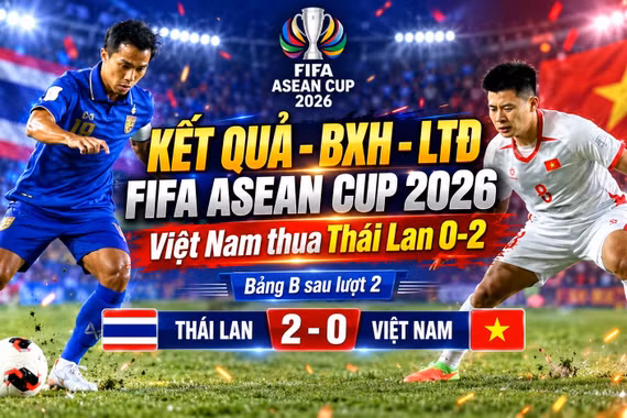 Kết quả, BXH FIFA ASEAN Cup 2026: Việt Nam mất vé chung kết