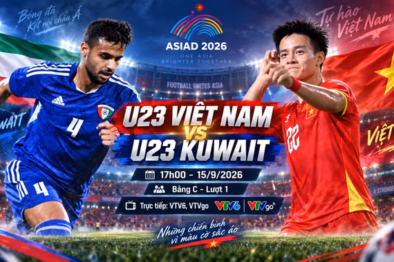 U23 Việt Nam vs U23 Kuwait xem ở kênh nào, mấy giờ hôm nay?