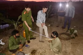 Thực nghiệm hiện trường hành vi cố ý gây thương tích dẫn đến chết người xảy ra tại xã Gào.