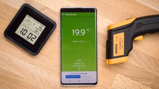 Nhiệt độ hoạt động của smartphone thường trong phạm vi 0-35 độ C Nhiệt độ hoạt động của smartphone thường trong phạm vi 0-35 độ C