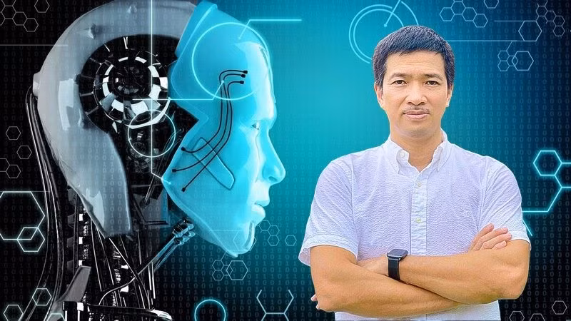 Ông Phan Đức Trung - Phó Chủ tịch Hiệp hội Blockchain Việt Nam. Đồ hoạ: Phan Anh