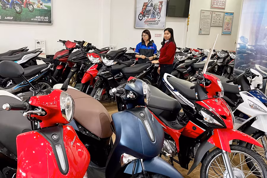 Việc khuyến mãi kích cầu giúp các cửa hàng gia tăng doanh số ngay từ những tháng đầu năm. Ảnh: Vũ Thảo