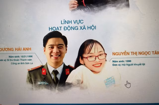 Hai gương mặt hoạt động xã hội vào vòng bình chọn Gương mặt trẻ Việt Nam tiêu biểu năm 2022. Ảnh: BTC