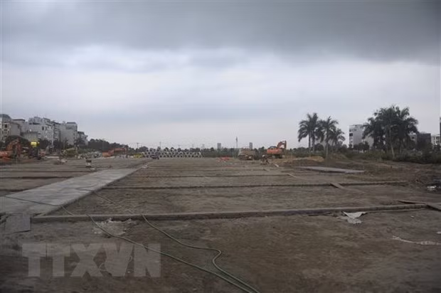 Nhiều dự án bất động sản đang gặp khó khăn, vướng mắc hoặc triển khai chậm do bất cập trong việc xác định giá đất. Ảnh: Mạnh Khánh/TTXVN