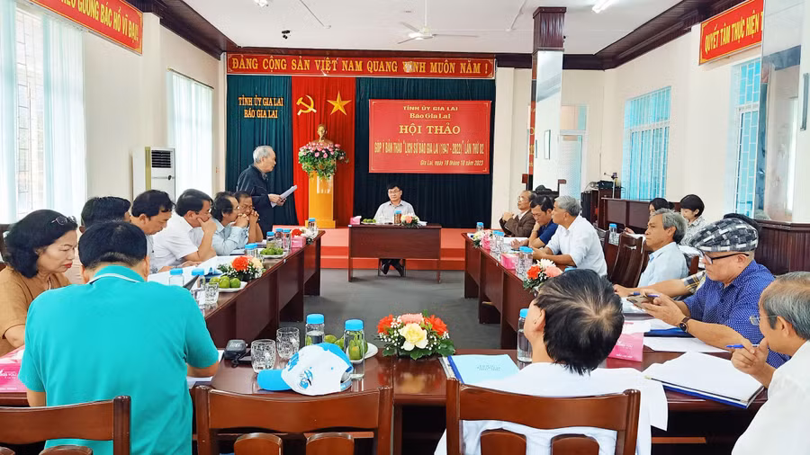 Quang cảnh hội thảo. Ảnh: Đ.N Quang cảnh hội thảo. Ảnh: Đ.N
