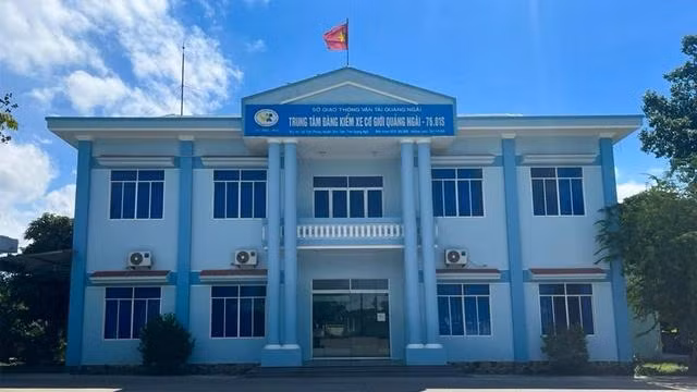 Trụ sở Trung tâm đăng kiểm xe cơ giới Quảng Ngãi 76-01S