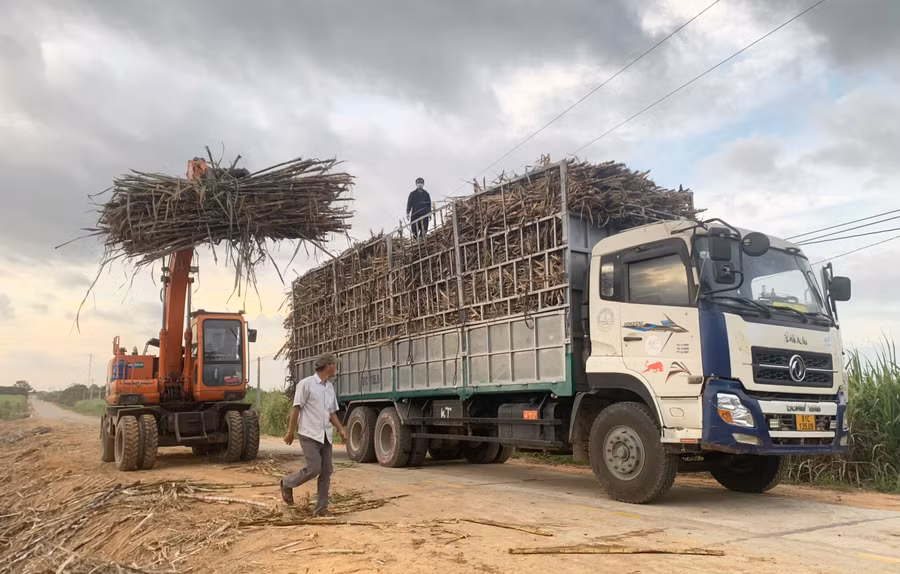 Người dân Ia Pa tích cực áp dụng cơ giới hóa vào sản xuất góp phần nâng cao năng suất lao động. Ảnh: Vũ Chi