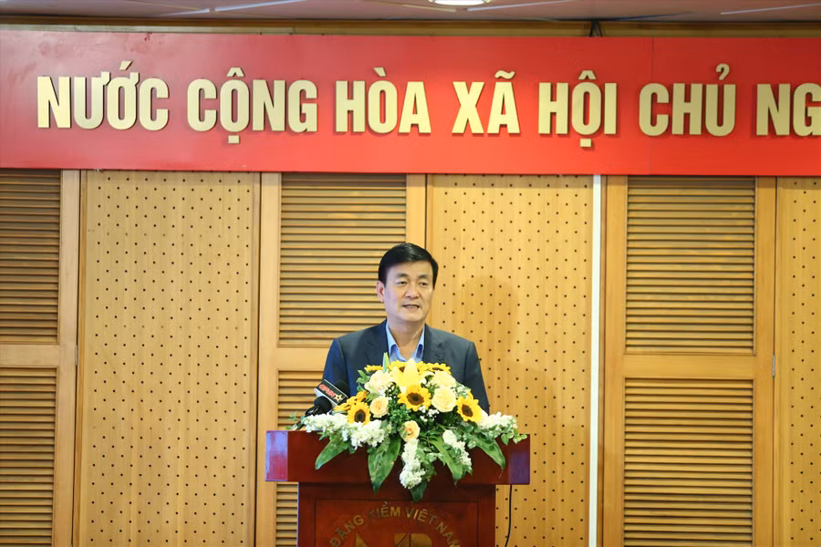 Ông Nguyễn Chiến Thắng - Cục trưởng Cục Đăng kiểm Việt Nam. Ảnh: Vĩnh Hoàng