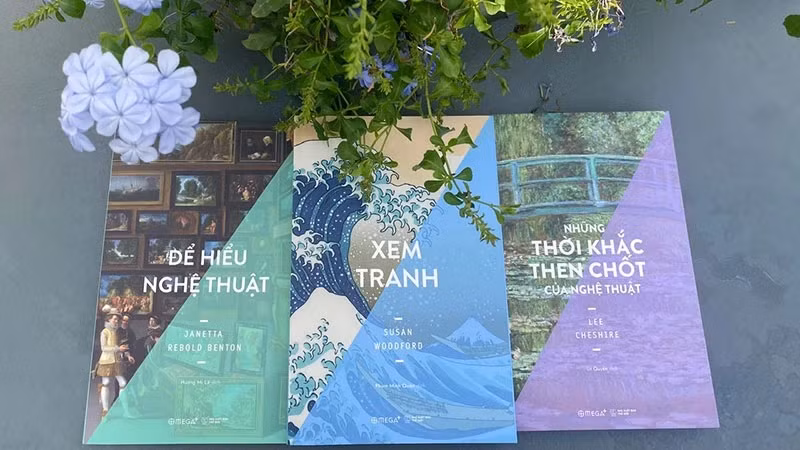 Bộ sách “Công cụ thưởng ngoạn nghệ thuật”. Ảnh: Omega Plus Books