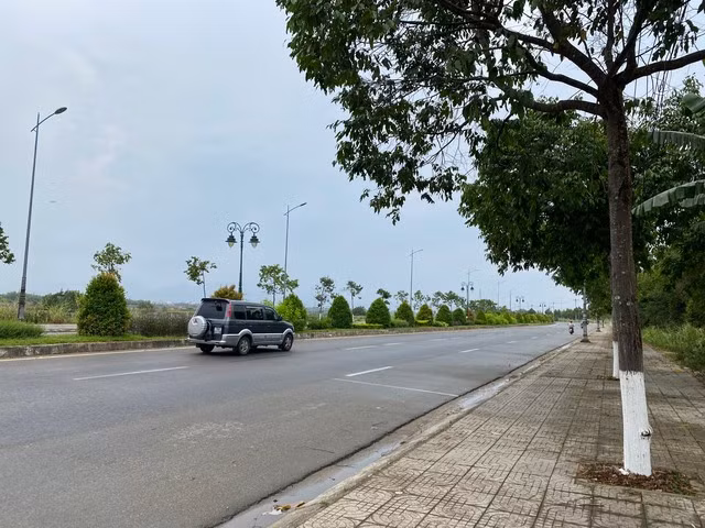 Một tuyến đường ở TP.Quảng Ngãi được trồng cây xanh rất đẹp Một tuyến đường ở TP.Quảng Ngãi được trồng cây xanh rất đẹp