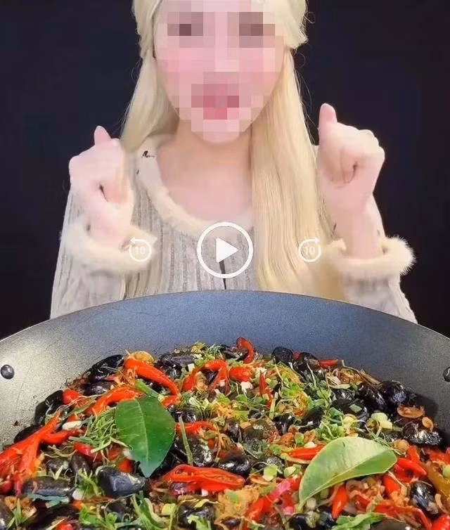 Ăn cả đá sỏi để thu hút người xem