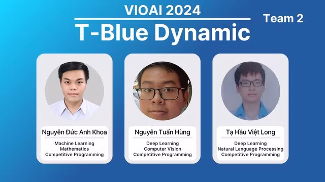 Đội Blue Dynamic của Trường Phổ thông Năng khiếu (ĐH Quốc gia TP.HCM) là 1 trong 2 đại diện của Việt Nam tham gia IOAI 2024