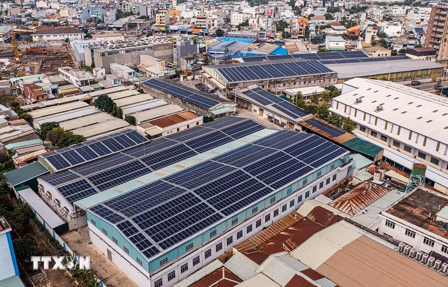 Bất động sản công nghiệp tại thành phố Thủ Đức, Thành phố Hồ Chí Minh. (Ảnh: Hồng Đạt/TTXVN)