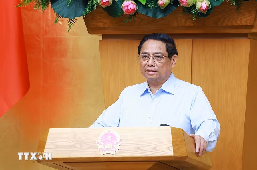 Thủ tướng Phạm Minh Chính chủ trì phiên họp Chính phủ chuyên đề về xây dựng pháp luật tháng 9 năm 2024. (Ảnh: Dương Giang/TTXVN) Thủ tướng Phạm Minh Chính chủ trì phiên họp Chính phủ chuyên đề về xây dựng pháp luật tháng 9 năm 2024. (Ảnh: Dương Giang/TTXVN)