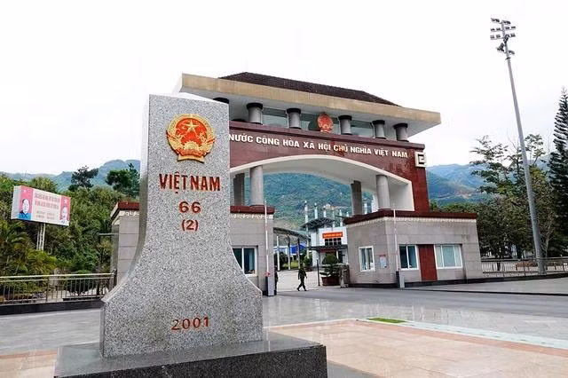 Cửa khẩu Ma Lù Thàng, nơi liệt sĩ Nguyễn Văn Hiền chiến đấu và hy sinh tháng 2.1979