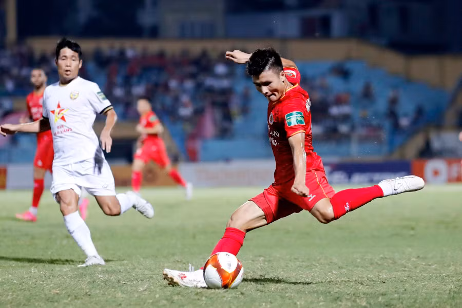 Quang Hải đang dần tìm lại phong độ cao trong màu áo CLB Công an Hà Nội