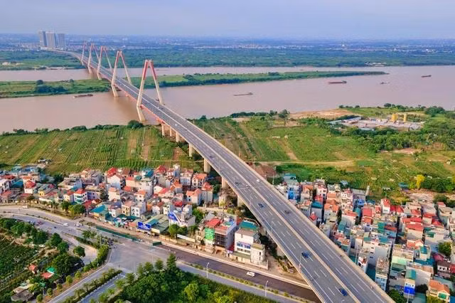 Định hướng thành phố phía bắc sông Hồng bao gồm toàn bộ địa giới hành chính các huyện Đông Anh, Sóc Sơn và Mê Linh