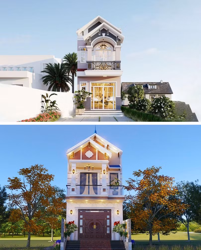 Đây là kiểu nhà vừa có thiết kế đẹp, tinh tế. Đồ họa: Khương Duy Đây là kiểu nhà vừa có thiết kế đẹp, tinh tế. Đồ họa: Khương Duy