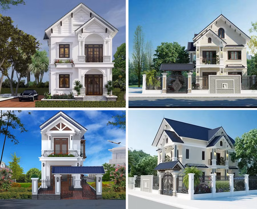 Nhà mái Thái 2 tầng không yêu cầu quỹ đất quá rộng vì thế nhận được ưa chuộng kể cả ở nông thôn hay thành thị. Đồ họa: Phan Anh Nhà mái Thái 2 tầng không yêu cầu quỹ đất quá rộng vì thế nhận được ưa chuộng kể cả ở nông thôn hay thành thị. Đồ họa: Phan Anh
