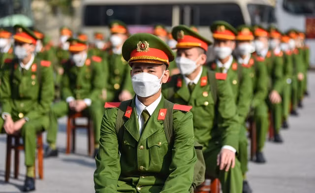 Bộ Công an đề xuất bổ sung 5 vị trí có trần quân hàm thiếu tướng, 1 vị trí có trần quân hàm thượng tướng. Ảnh: TTXVN