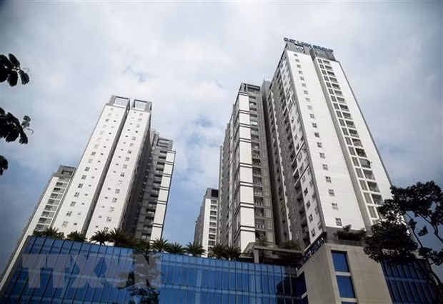 Một khu chung cư ở trung tâm Thành phố Hồ Chí Minh. Ảnh: Hồng Đạt/TTXVN