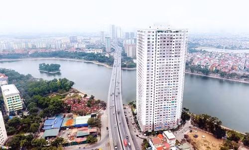 Dự án VP6 Linh Đàm do Tập đoàn Mường Thanh xây dựng. Ảnh: T.C