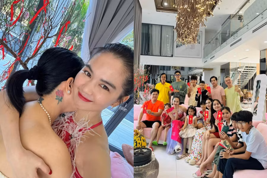 Sau vài tháng tạm giam, Ngọc Trinh được trở về nhà đón tết cùng gia đình. Người đẹp quê Trà Vinh khoe loạt ảnh bên những người mình thương yêu dịp đầu năm mới. Diễn viên Vòng eo 56 bày tỏ: “Hy vọng một năm mới vui vẻ, không có tổn thương cũng chẳng có gập ghềnh". Cô cho biết bản thân trưởng thành hơn sau vấp ngã vừa qua