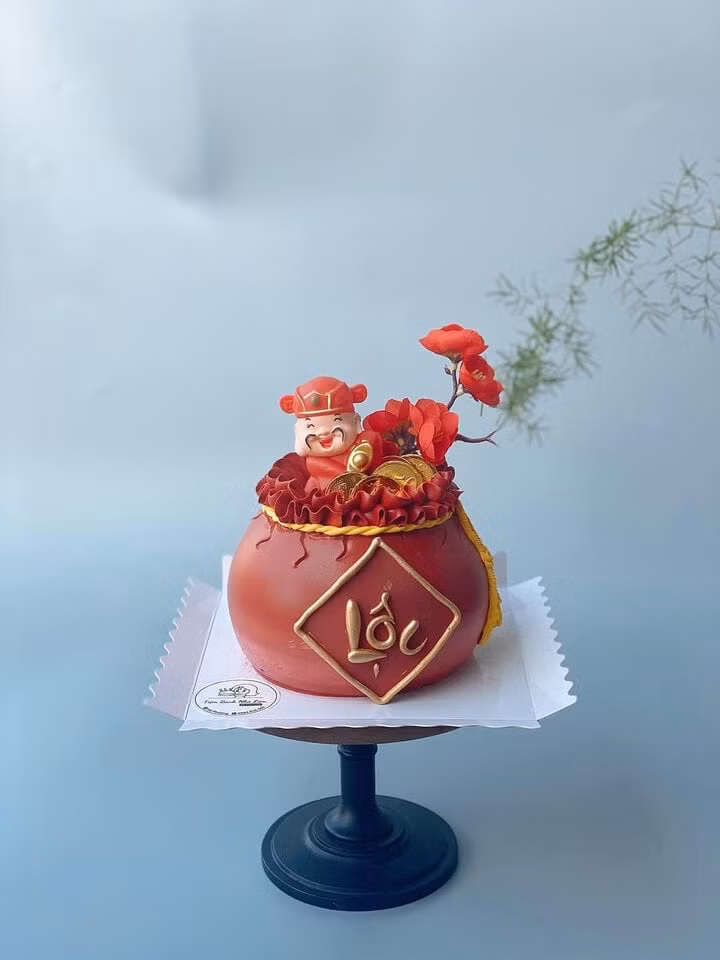 Bánh ngọt dịp ngày vía Thần Tài.
