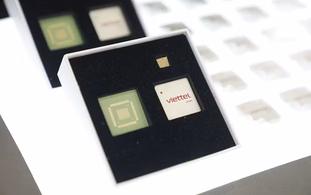 Dòng Chip 5G DFE đầu tiên của Việt Nam thuộc hệ sinh thái sản phẩm 5G do kỹ sư Viettel làm chủ hoàn toàn thiết kế. Ảnh: Viettel