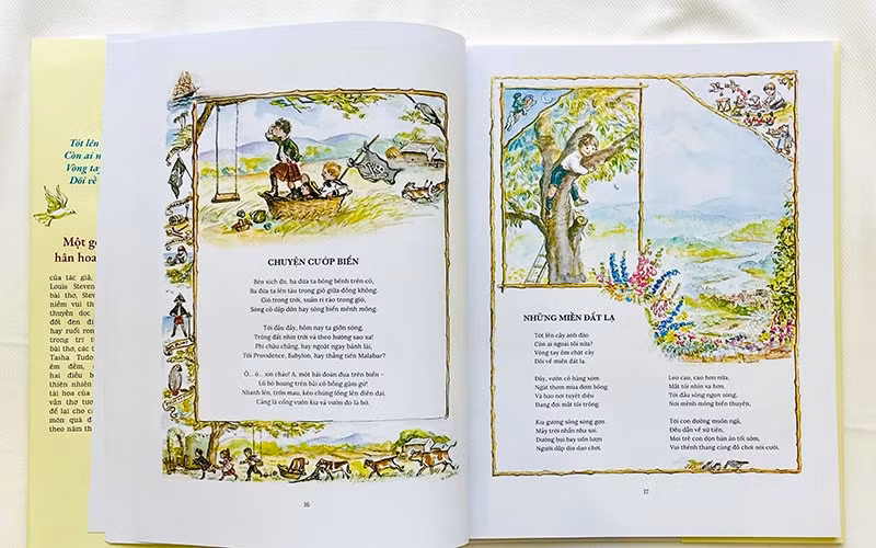 Những trang minh họa tuyệt đẹp của cuốn sách. Ảnh: Crabit Kidbooks Những trang minh họa tuyệt đẹp của cuốn sách. Ảnh: Crabit Kidbooks