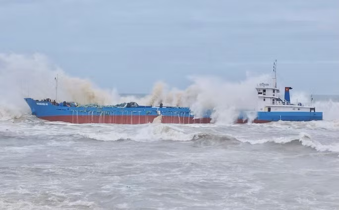 Hiện thời tiết trên biển ở Quảng Ngãi rất xấu