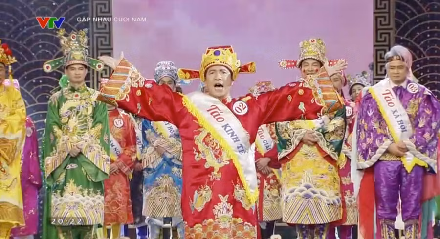 Chương trình “Gặp nhau cuối năm - Táo Quân 2023“. Ảnh cắt từ clip