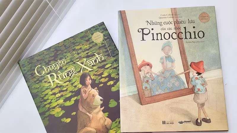 Hai tác phẩm văn học kinh điển được tái bản. Ảnh: Crabit Kidbooks
