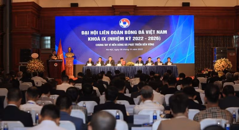 Đại hội khoá 9 - VFF được tổ chức cùng hy vọng vào những thay đổi mạnh mẽ trong tương lai. Ảnh: VFF