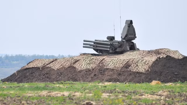 Hệ thống tên lửa và pháo phòng không Pantsir-S1 của Nga. Ảnh: Sputnik