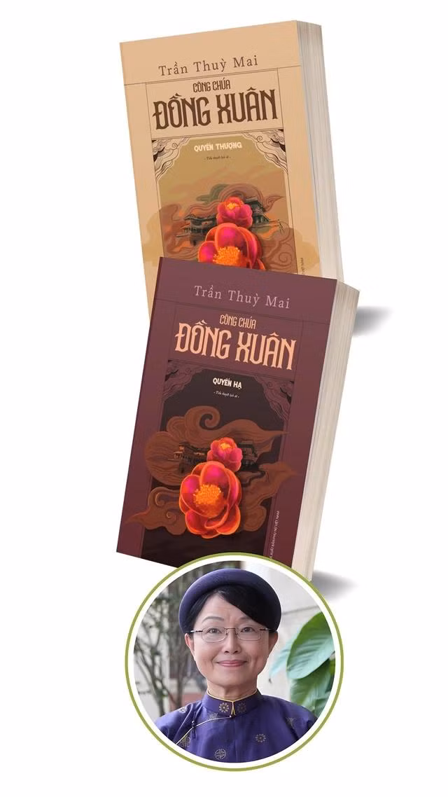 Nhà văn Trần Thùy Mai và bộ sách Công chúa Đồng Xuân Nhà văn Trần Thùy Mai và bộ sách Công chúa Đồng Xuân