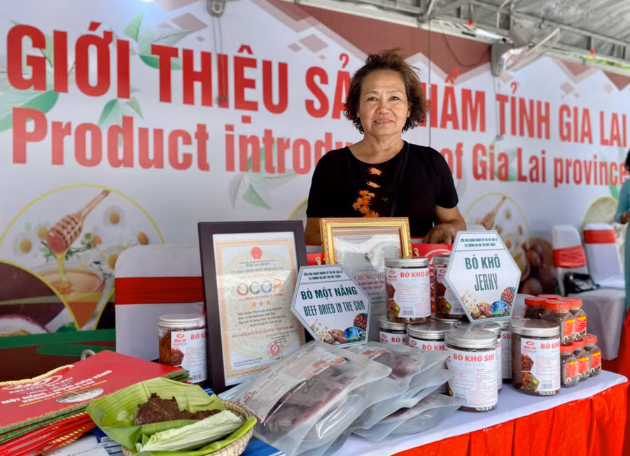 Gia Lai tích cực quảng bá các sản phẩm đặc trưng của tỉnh. Ảnh: Hà Duy