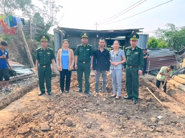 BĐBP tỉnh Kon Tum xây dựng hàng trăm căn nhà cho các hoàn cảnh khó khăn nơi biên giới