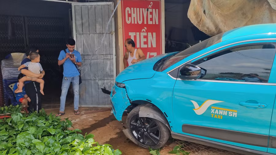 Hiện trường vụ tai nạn. Ảnh: K.P