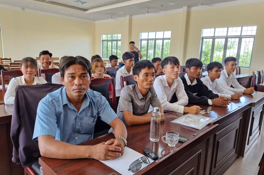 Các học viên tham gia tại lớp học. Ảnh: M.C