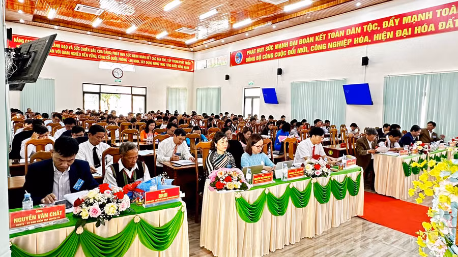 Các đại biểu tham dự tại đại hội. Ảnh: K.P