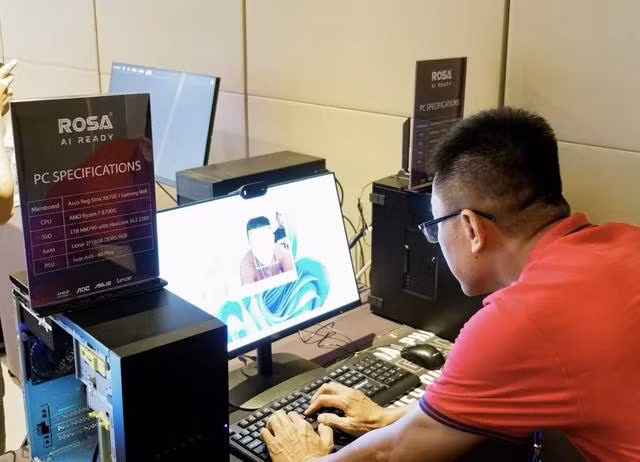 Bộ máy tính AI đầu tiên tại Việt Nam sử dụng vi xử lý AMD Ryzen 8000G series