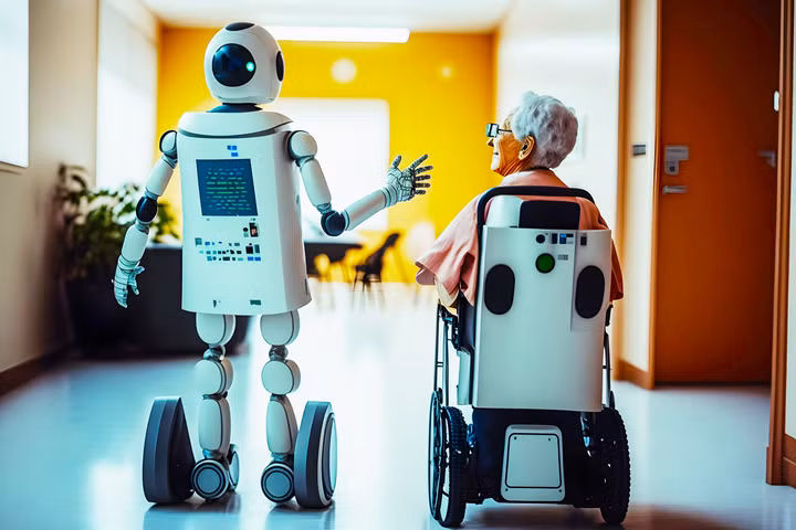 Bệnh Viện Hỗ trợ Công cộng Hôpitaux de Paris ở Pháp thử nghiệm robot "hỗ trợ xã hội" để giúp giảm bớt khối lượng công việc cho nhân viên. Ảnh minh họa: Wazoku Bệnh Viện Hỗ trợ Công cộng Hôpitaux de Paris ở Pháp thử nghiệm robot "hỗ trợ xã hội" để giúp giảm bớt khối lượng công việc cho nhân viên. Ảnh minh họa: Wazoku