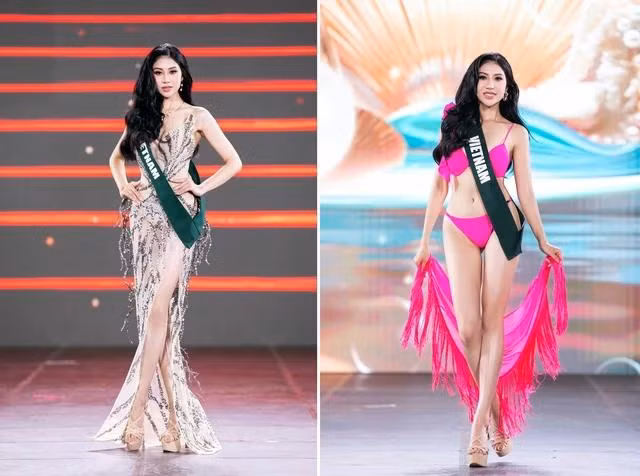 Người đẹp Việt Nam trong phần trình diễn bikini và trang phục dạ hội