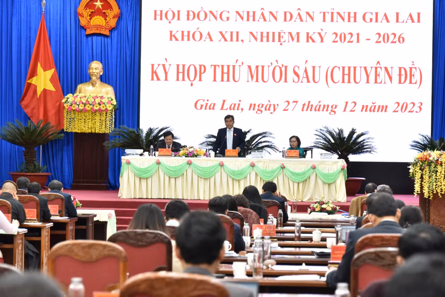 Quang cảnh kỳ họp. Ảnh: Đ.T