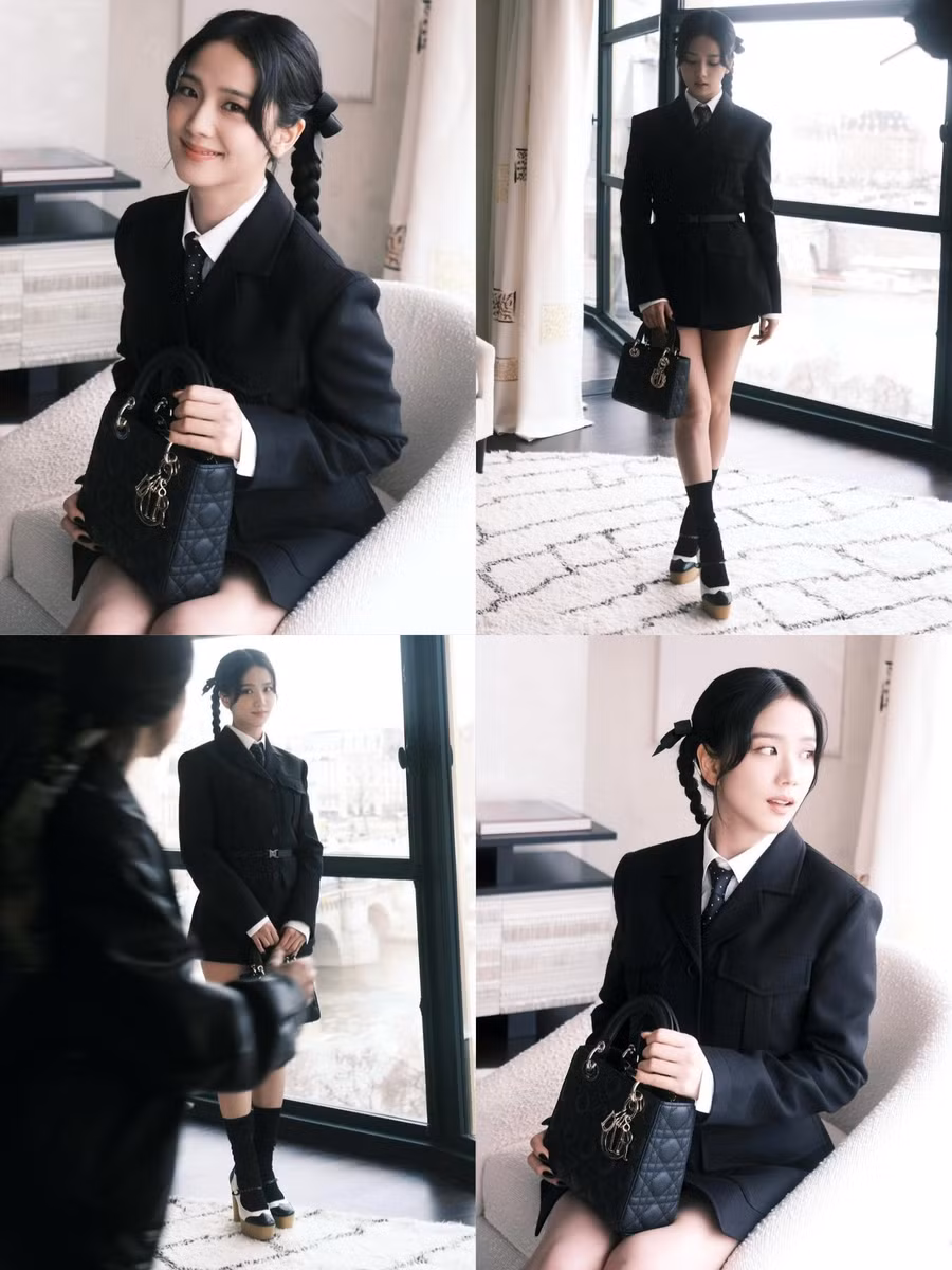 Trên Twitter, cư dân mạng gọi Jisoo là "cây Dior sống".
