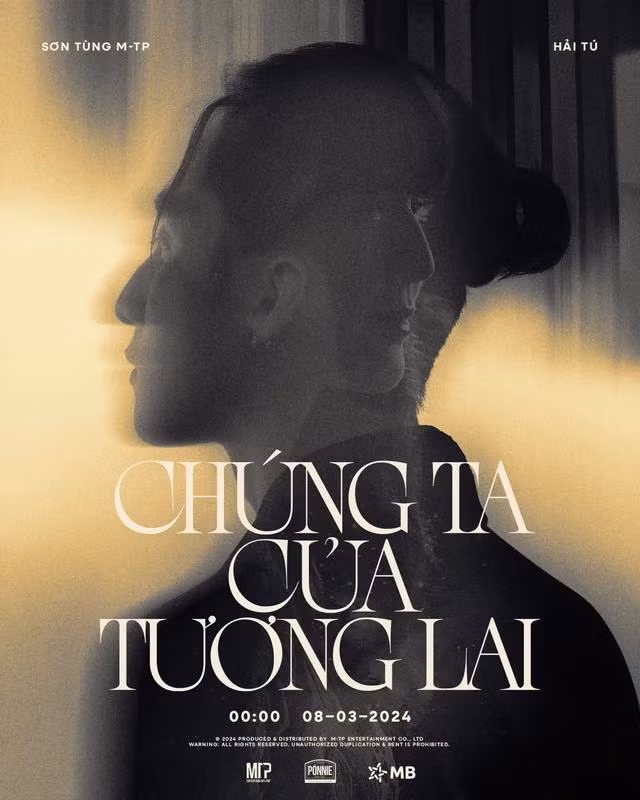 Poster MV Chúng ta của tương lai có sự góp mặt diễn xuất của Sơn Tùng M-TP và diễn viên Hải Tú