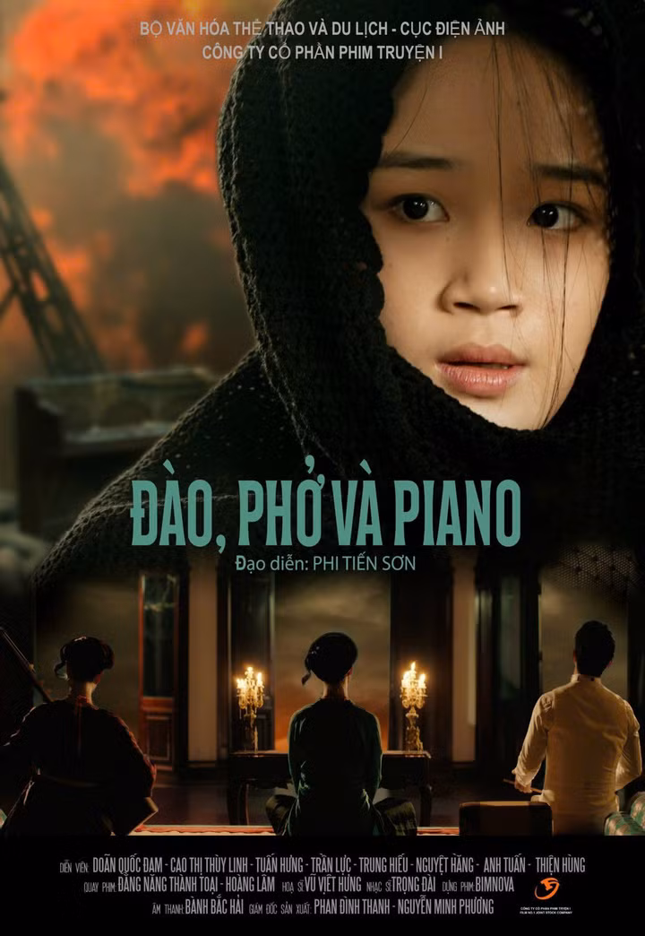 Poster phim "Đào, phở và piano".